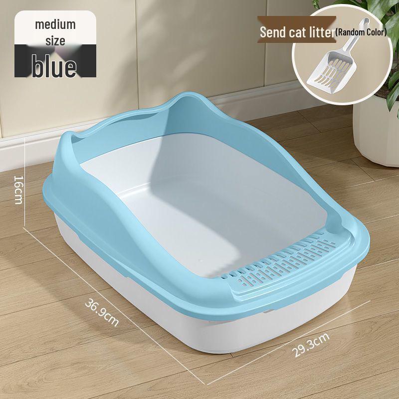 Halbgeschlossene geruchsdichte Katzen- und Hundetoilette