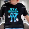 Sommer Lustig Sechs Sieben 67 Ziffern Druck Kinder T-Shirt Lässig Baumwolle Jungen Kurzarm Mode Bequem Kinder Sportkleidung
