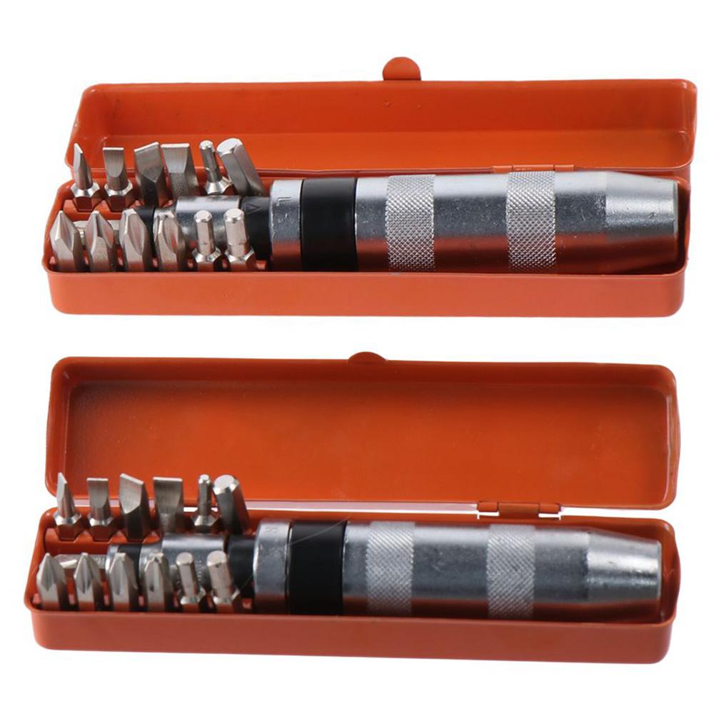 

2 комплекта отверток из легированной стали, ящик для хранения, крестовые биты, прочная ударная дрель