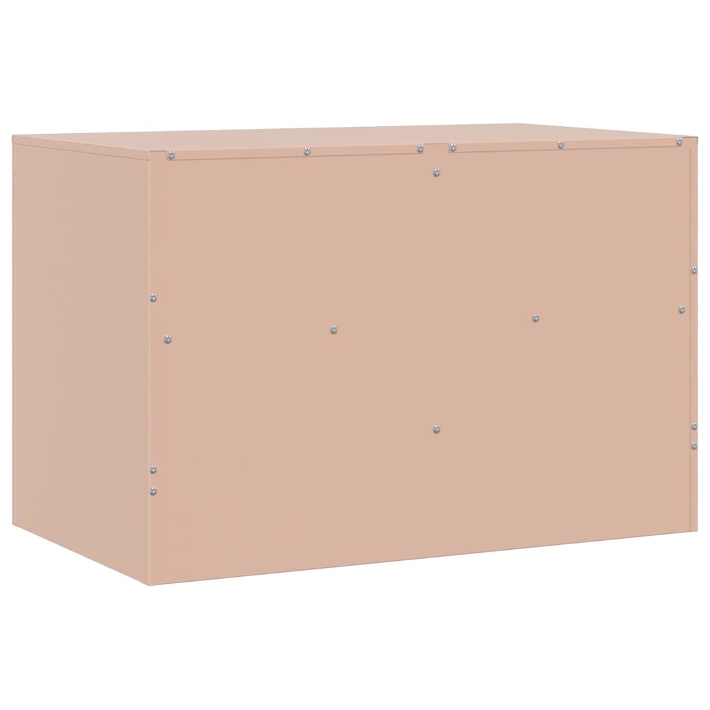 TV Cabinets 2 pcs Pink 67 x 39 x 44 cm Steel