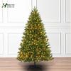 Luxurious Pre-lit Pure PE Pine Christmas Tree - Dense and Realistic Simulation