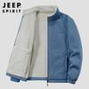 JEEP SPIRIT Men's Fleece Lined Stand Collar Jacket