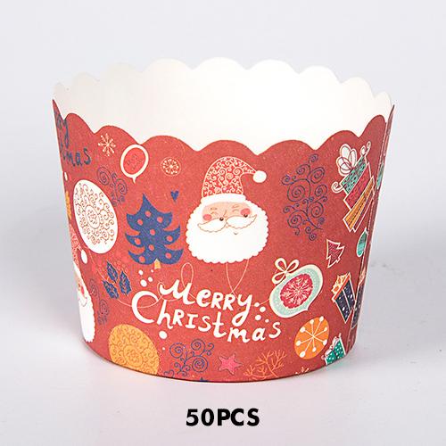50Pcs/Lot Grease-proof Baking Cups Muffin Cake Cupcake Liners Wrappers Cases for Wedding Party Birthday Bakeware