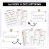 ADHD Cleaning Planner | Home Cleaning Schedule for Adults | Daily, Weekly, Monthly, Yearly Cleaning Checklist | Declutter, Organizing, Family | ADHD