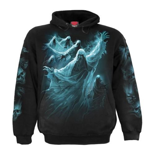 Spiral Direct Unisex Adult Ghost Skull Hoodie