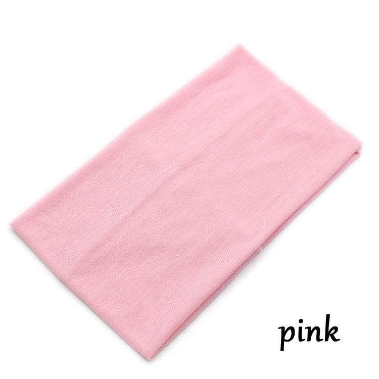 Bandeau large pour femme couleur bonbon style coréen: Bandeau de Sport Yoga Élastique Printemps/Été 2023