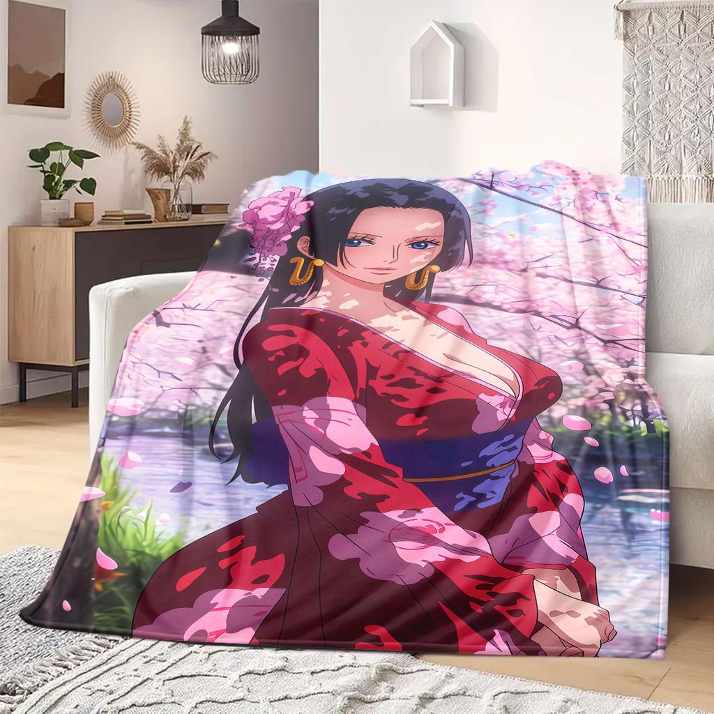 Nico Robin Print Blanket Warm Comfortable Flannel Blanket Suitable for Bedrooms,Sofas, Beds,Chairs,Travel -QIAO68