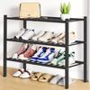 Olanly Bamboo Shoe Organizer Quality Expandable Shoe Rack Stackable Free Standing Wooden Shoe Storage Shelf For Entryway Closet