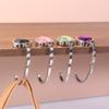 Heart Shaped Folding  Handbag Hook Bag Hanger Portable Foldable Table Hook Organizer Table Side Hooks Bag Accessories