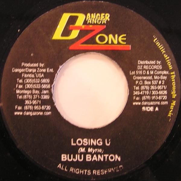 

7inch Record BUJU BANTON / NASH LAWSON - Losing U / Miss Familia Face NONE Danger Danga Zo 2004 Jamaica Reggae, Ska & Dub Used
