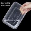 Disposable Round Transparent Plastic Food Containers with Lids