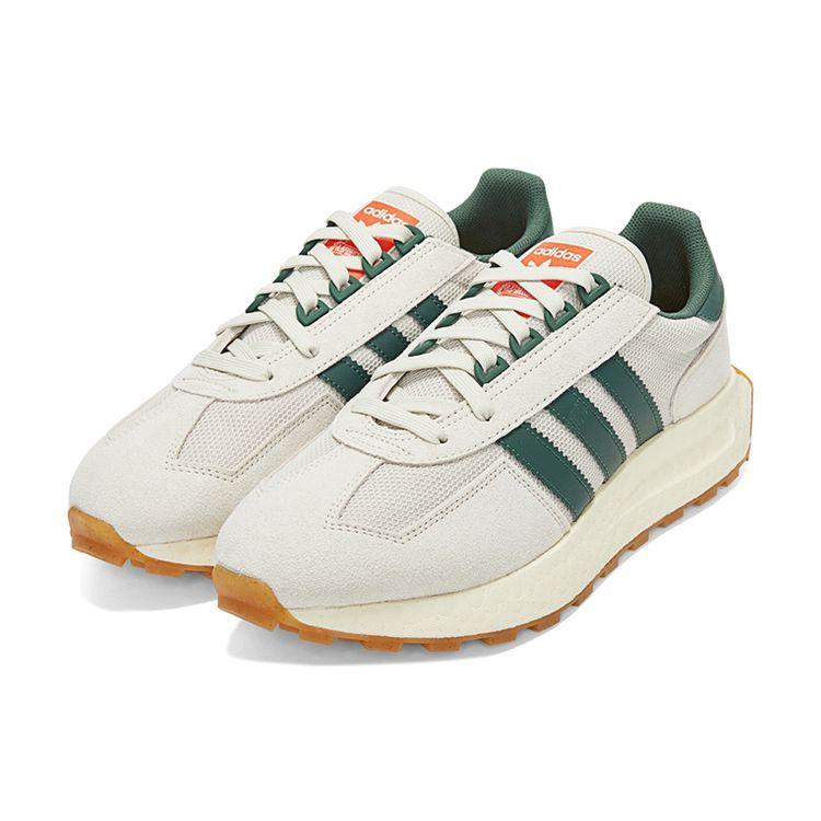 Adidas Originals Retropy E5 Fabric Trendy Sports Slip-Resistant Durable Lightweight Low-Top Casual Shoes Unisex Casual Shoes Light-Green HP7848