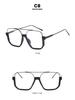 2023 Korean Style Retro Large Frame Double Bridge UV Protection Sunglasses for Driving.