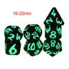 7 Pieces Dice Set RPG Game Dice, Games Lightwheigt Polyhedral Light Up ,for Table