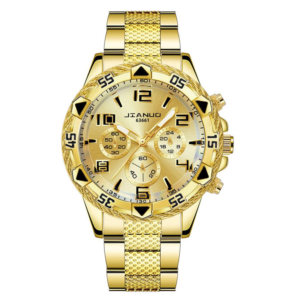 Men's  Luminous Running Alarm Clock Watch