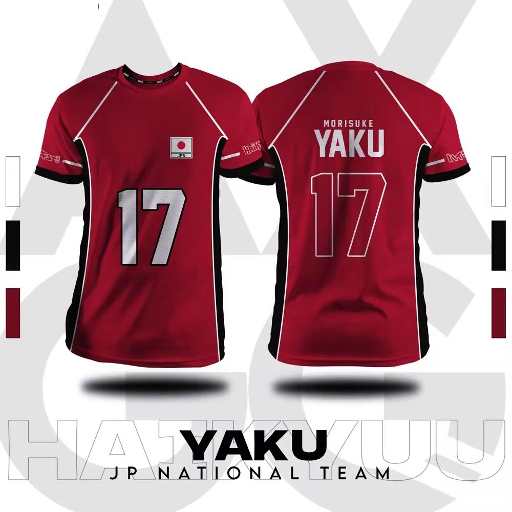 

Haikyuu Fukurdani Red Cartoon Anime Cosplay 3D Printed Мужская футболка Летний топ с короткими рукавами Новый модный мужской S