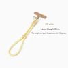 Short Polyester Phone Wrist Lanyards Scratch-Proof Multiple Candy Colors with Free Adhesive Pads for USB Drives Keys