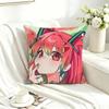 Anime a-Angel-Beats  Square Double-Sided printed Pillow Case Bedroom Bedside Pillow Sofa Cushion Cover