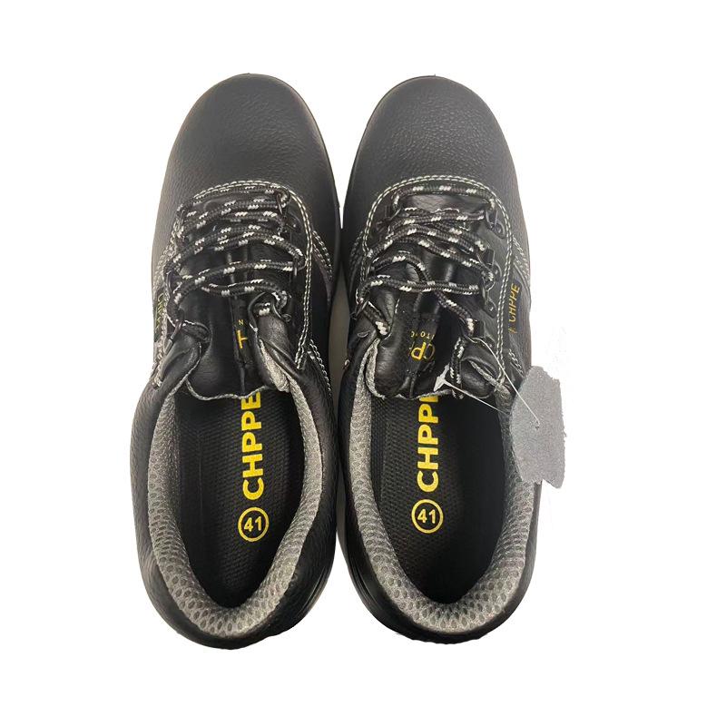 Anteng AY9699 Anti-Smash, Anti-Static, Wear-Resistant Cowhide Safety Shoes Anteng-41