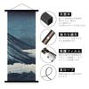 Ywlake Tenugui Tapestry Rod 60cm B3 Poster Wooden Poster 600mm Horizontal Tenugui Tenugui Poster Hanging Wooden Picture Frame for and Home Decor