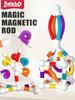 Magnetic Building Sticks,Pop Tubes Magnetic,Educational Construction Toys Creative Magnetic Balls and Rods Set,Puzzle STEM Toys