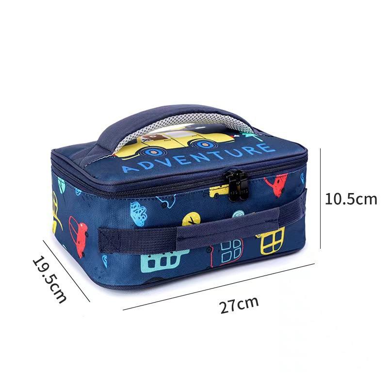 Cooler Lunch Bag Kids Cartoon Girls Boys Portable Thermal Food Picnic Boxes Bags for School Kids  Lunch Box Tote