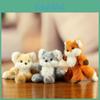 Plüschfuchs-Schlüsselanhänger mit weicher PP-Baumwollfüllung für Kinder und Erwachsene