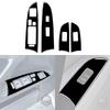 4Pcs Piano Black Window Lift Switch Panel Cover Trim For Lexus IS250 IS350 06-10