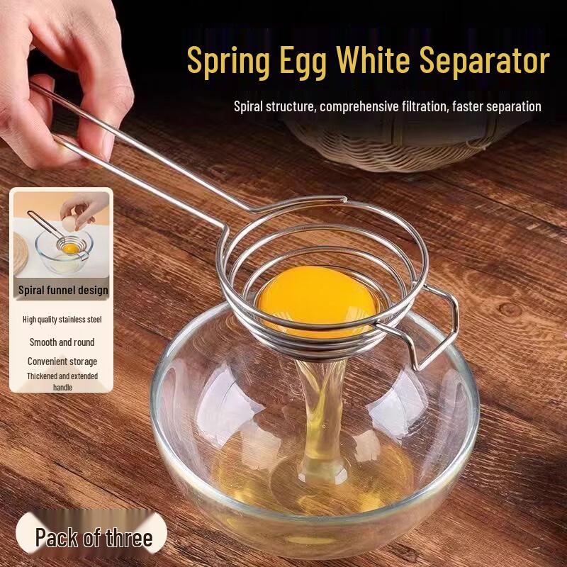 Stainless Steel Egg Yolk White Separator