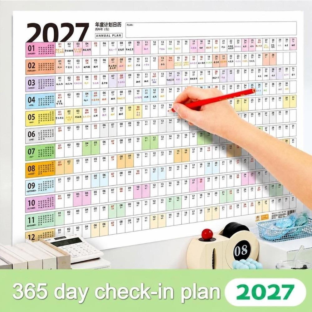 Wall Mounted Wall Calendar Large To Do List Planner Durable Schedule Organizer  Office Supplies