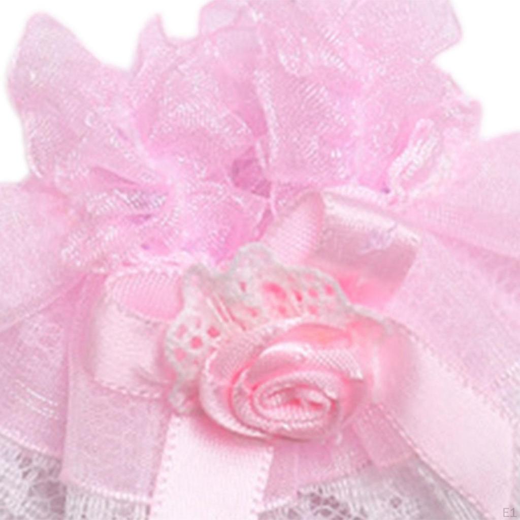 2 Stück Mini 6 Zoll Puppenkleidung mit Schleife, Kopfschmuck, Rock, Outfits