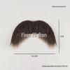 Yellow Old Man Beard and Mustache Party Costume Set