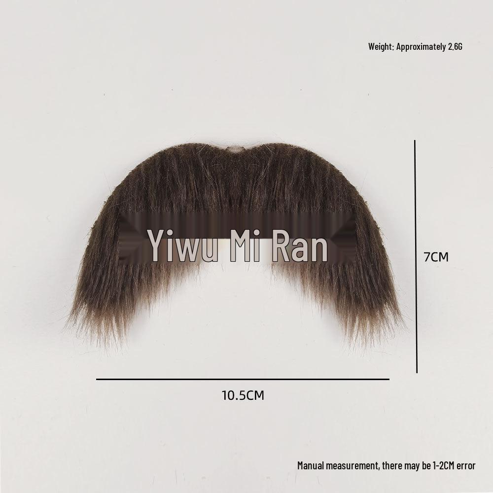 Yellow Old Man Beard and Mustache Party Costume Set