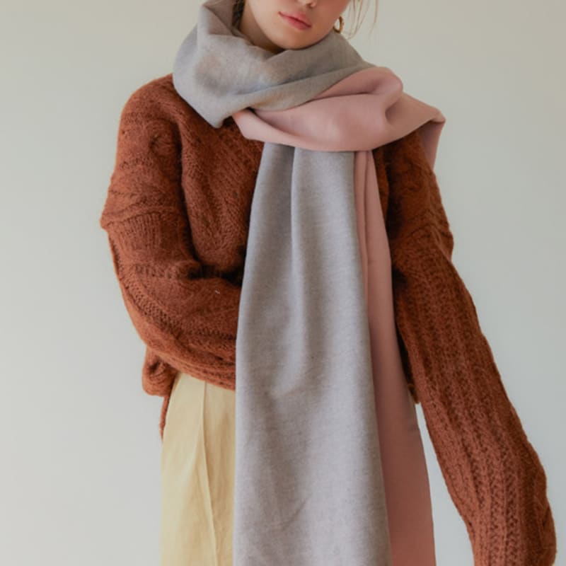 J.LARUEN Basic Two-Tone Muffler (9 Colors)