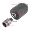 Plastic Hand Tight Drill Chuck Set Converts a Cordless Power Screwdriver