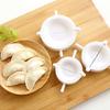 3/4pcs Dumpling Mold Dough Press Wrapper Pastry Mould Shaper Rolling Pin Plastic Household Kitchen DIY Tool Accessories TMZ