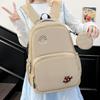 Schoolbag1011 New Trendy Versatile Backpack High Value Large Capacity High School Bag Women Street Trend Nylon Bag