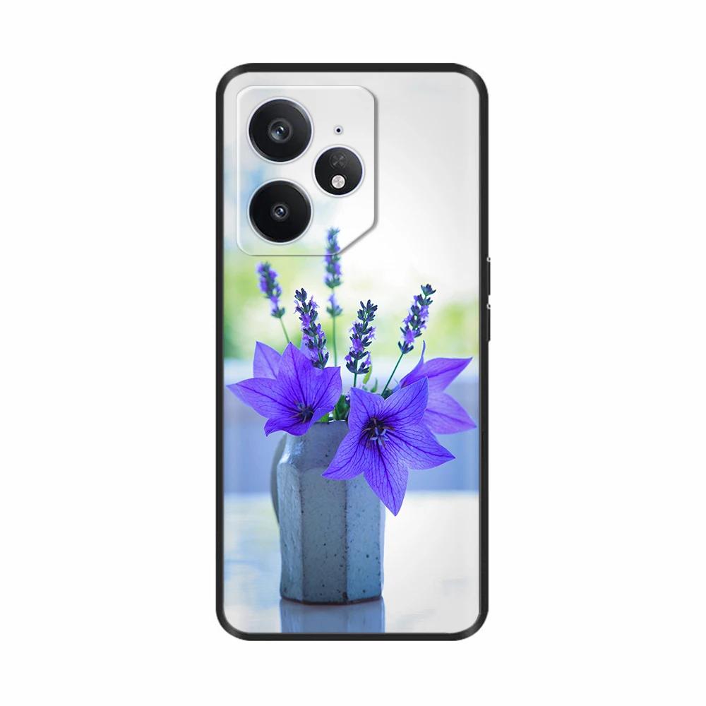 Für Realme Neo 7 Hülle Blume Vogel Weiches Silikon TPU Handyhülle Funda Für Realme Neo7 Abdeckung Realmi Neo 7 Hülle Handy Tasche Schalen