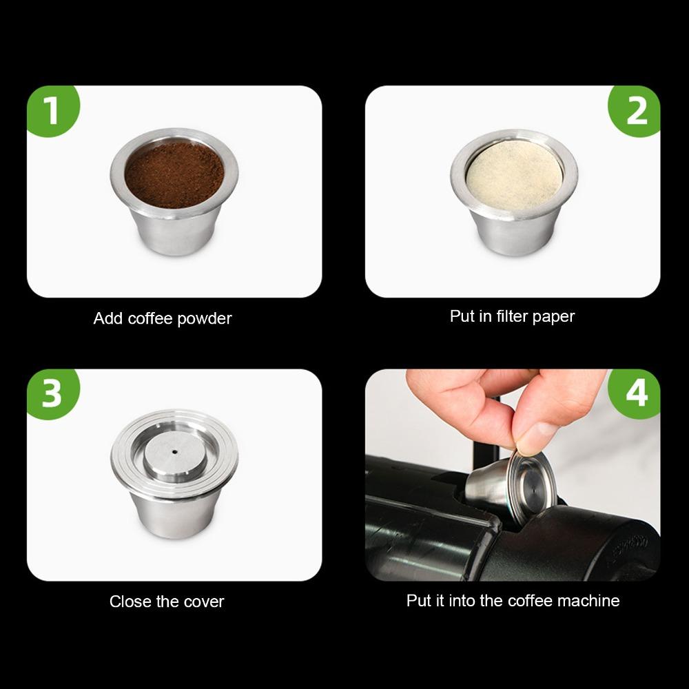 500pcs set Heatproof Design Unbleached Coffee Filters 27MM Size Round Coffee Filters  Home Use