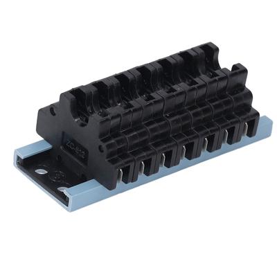 7 Way Fuse Holder 32V Block Box with Rail Detachable Blade Fuse Holder for Medium ATS 1A-30A