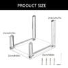 Vinyls Record Storage Stand Acrylic Vinyls Record Storage Holder Clear Organizers Holder for Single Gatefold Album