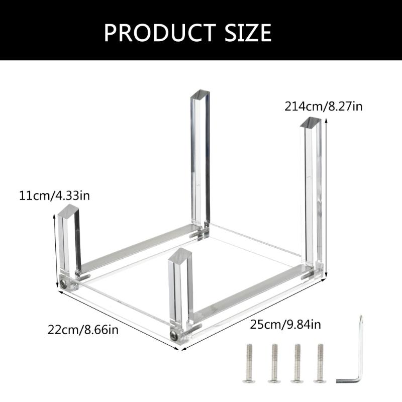Vinyls Record Storage Stand Acrylic Vinyls Record Storage Holder Clear Organizers Holder for Single Gatefold Album