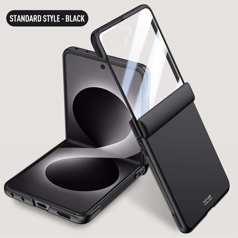 Applicable to Samsung ZFlip8 mobile phone case, matte skin-sensitive magnetic suction zflip7 all-inclusive shell film integrated anti-drop cover