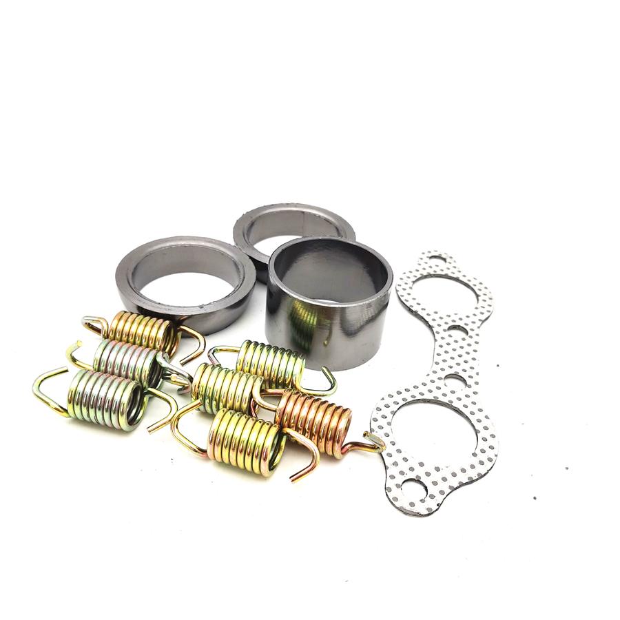 Exhaust Muffler Pipe Gasket and Spring Rebuild Kit For Polaris RZR 800 2008-2010