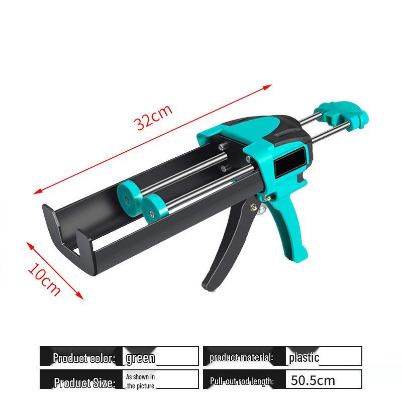 Labor-Saving Double-Tube Manual Tile Grout Gun