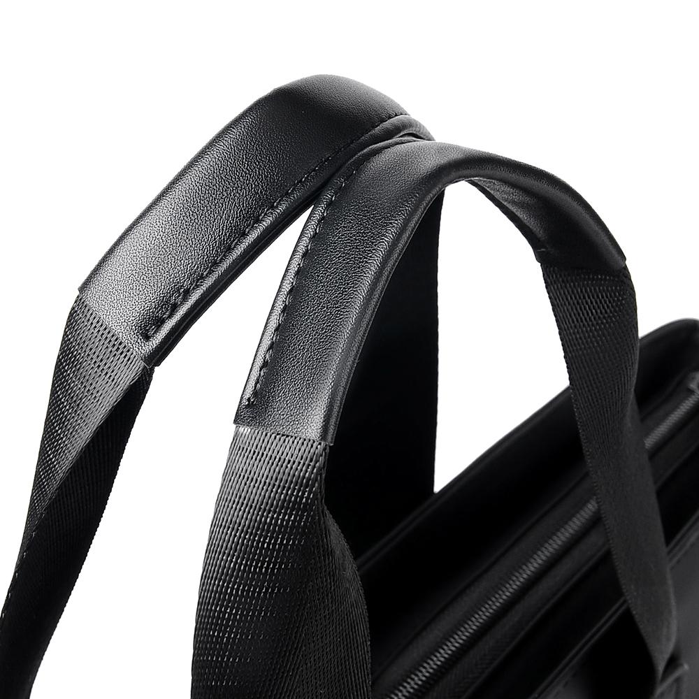 Men's Business Briefcase Large Capacity Shoulder Bag Crossbody Bag