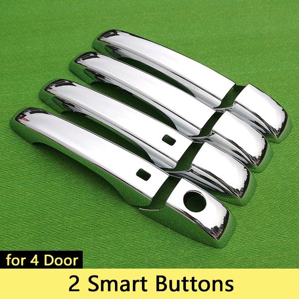 For Chrysler 200 2011-2014 Luxurious Chrome Handle Cover Trim Set of 4Door 2012 2013 Car Accessories Stickers Car Styling