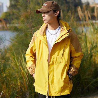 Men's Waterproof Hiking Jacket Large Size Windproof Windbreaker Camping Hunting Running Trekking Fishing Coat Men Outdoor