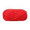 Home DIY crochet thread of Cotton Wool Hand Woven Basket Thick Knitted Blanket