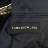 Tomorrowland Tailored Jacket Cashmere Blend Half Lining Men M 48 Navy Spring Summer Suit Jackets Jumpers(USED)